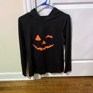 SHEIN Black and Orange Halloween Hoodie
